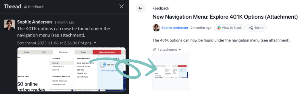 Tightknit file attachment sync