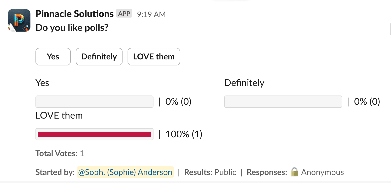 Polls example